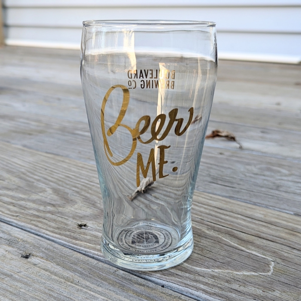 Rare Beer Me Boulevard Brewing pint glass